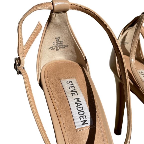 Steve Madden Nude Studded Heels - Picture 2 of 5